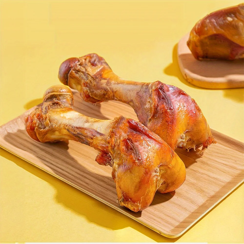 240g/8.46oz(2 Count x120g/4.23oz)6 Inch Beef Dog Bone for Aggressive Chewers, Large and Medium Breed Dog Treat, Natural